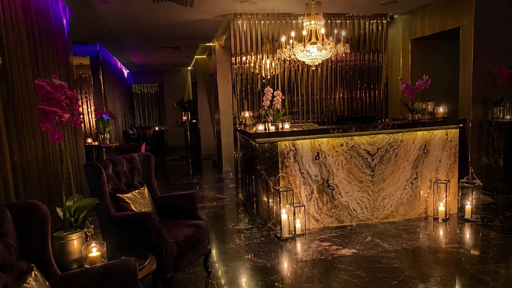 مدخل Lila Spa ومنطقة الاستقبال — بغجلار